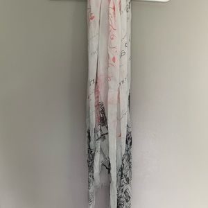 NWOT Paris scarf